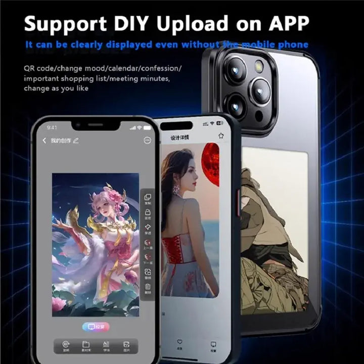 NFC Phone Case for iPhone: DIY Back Display