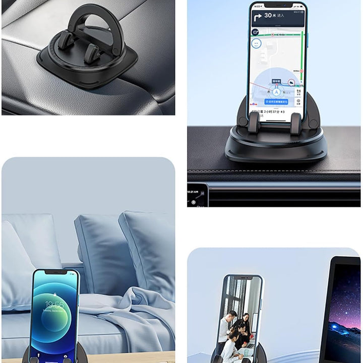 Kebidumei 360° Rotatable Silicone Car Dashboard Phone Holder