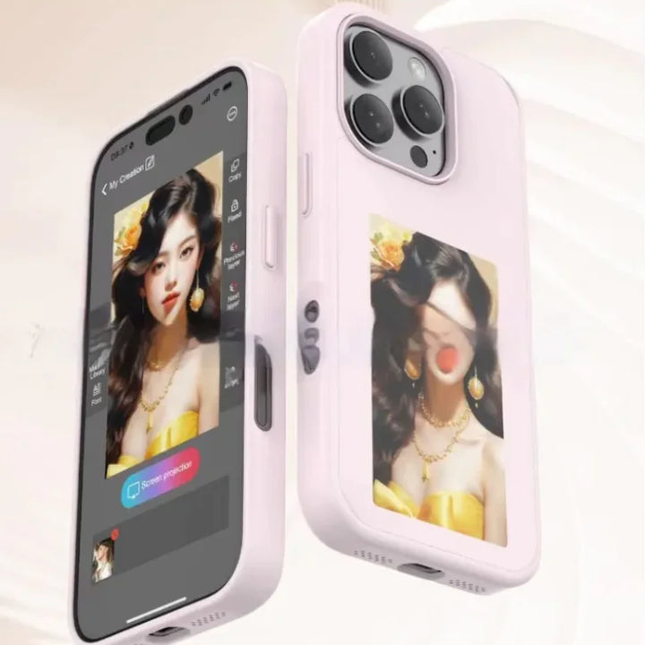 Luxury E-Ink Projection Phone Case| iPhone 16 models