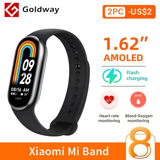 Vattentät Smart Band 8 från Xiaomi!