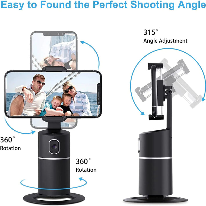 AI Smart Selfie 360° Tracker