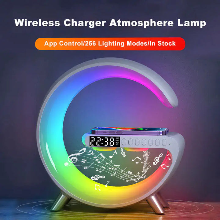 Multifunction Wireless Charging Pad & Stand with RGB Light